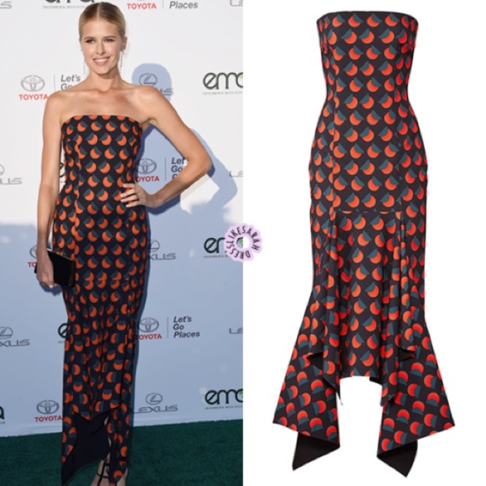 Solace London Dorado Print dress